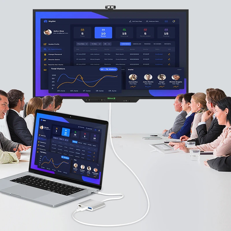 Samsung Tablet With Accessories - Hub USB Type C 3 en