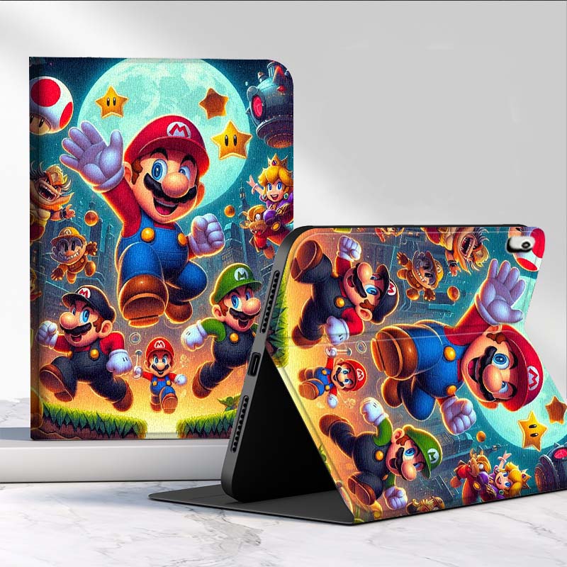 Samsung Tablet With Accessories - Dessin animé m-marios Art pour Samsung