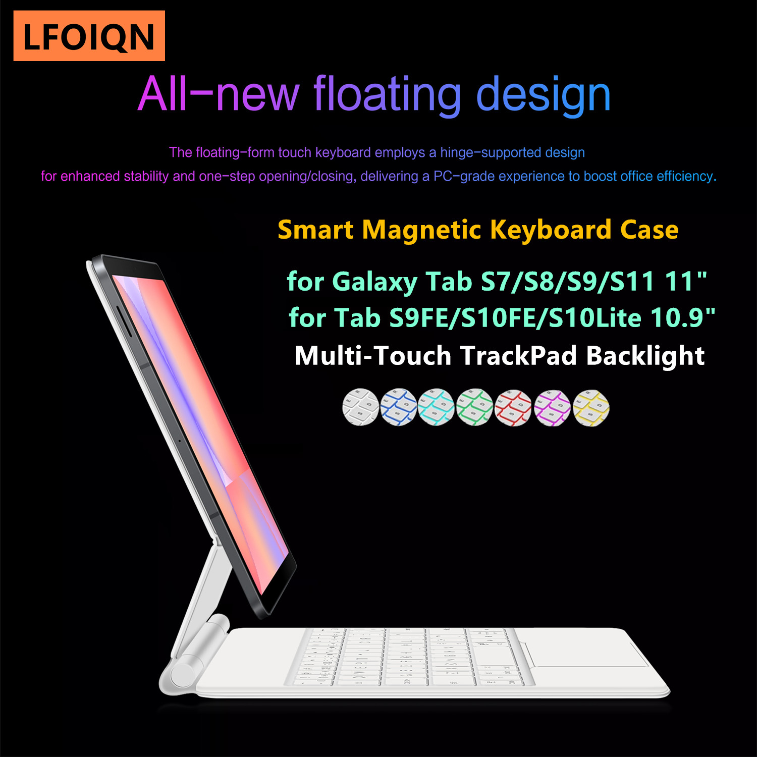 Samsung Tablet With Accessories - Clavier magique LFOIQN pour Samsung Galaxy