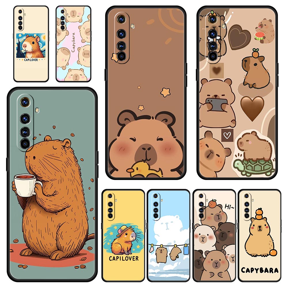 Realme Gt 6 - Coque de téléphone Capybara Porpoise, étui