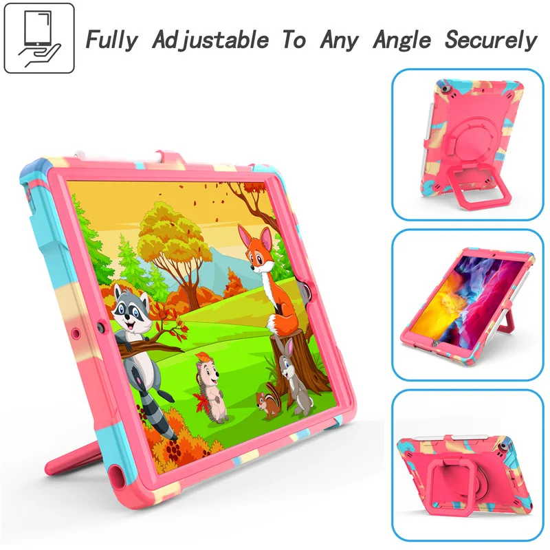 Coque antichoc avec anneau de  - Toddler Tablet Accessories avis et prix