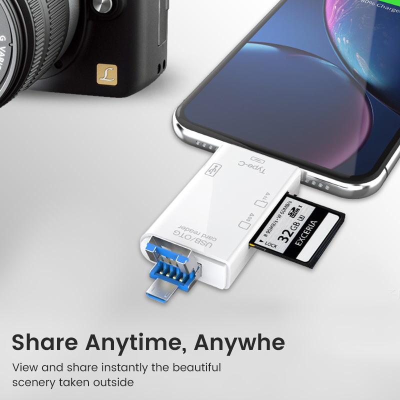 Lecteur de carte USB Type C 6  - Tablet Reading Accessories avis et prix