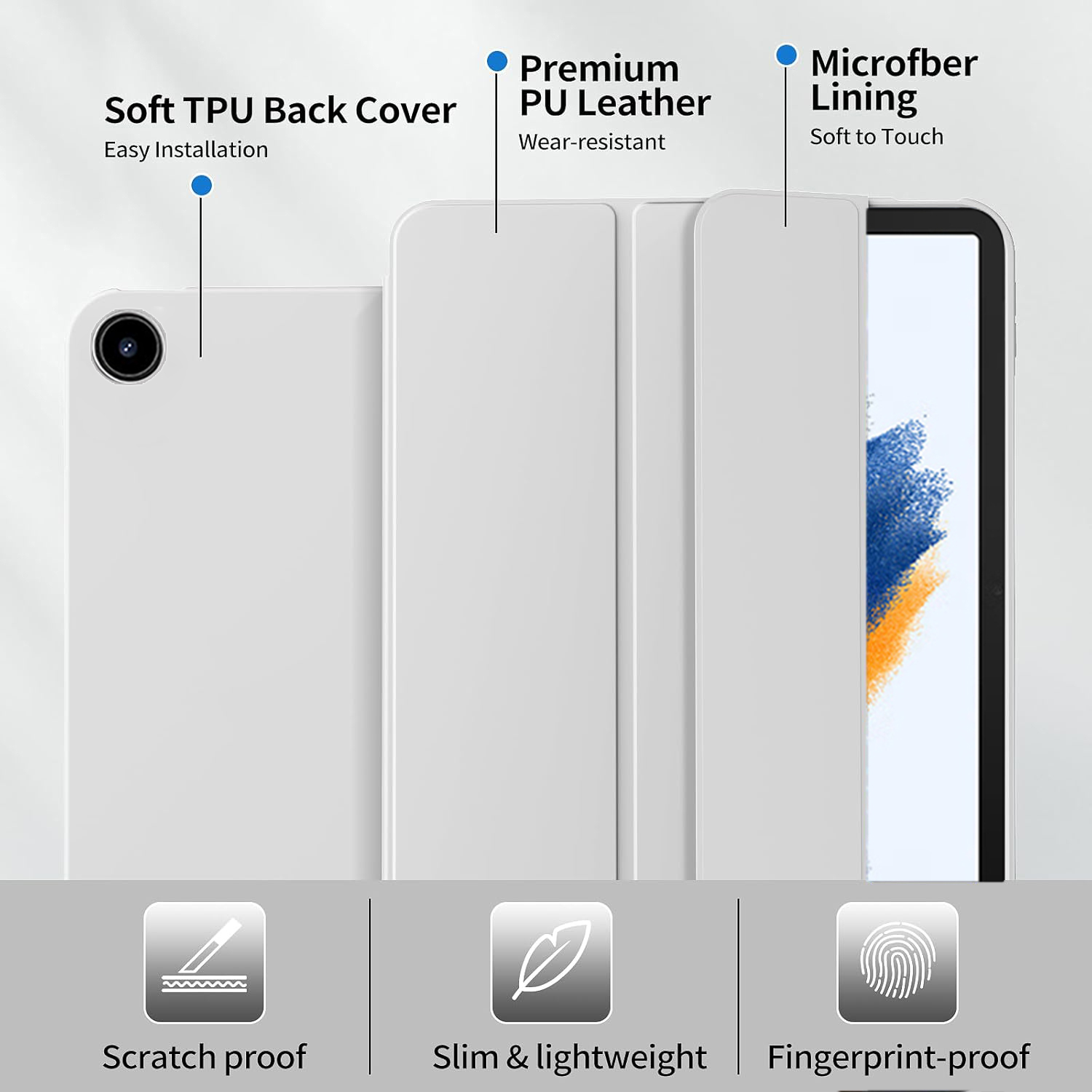 Étui à trois volets pour Samsu - Samsung Tablet With Accessories avis et prix